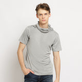 Men Hoodie Short Sleeve