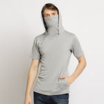 Men Hoodie Short Sleeve