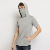 Men Hoodie Short Sleeve