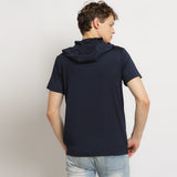 Men Hoodie Short Sleeve